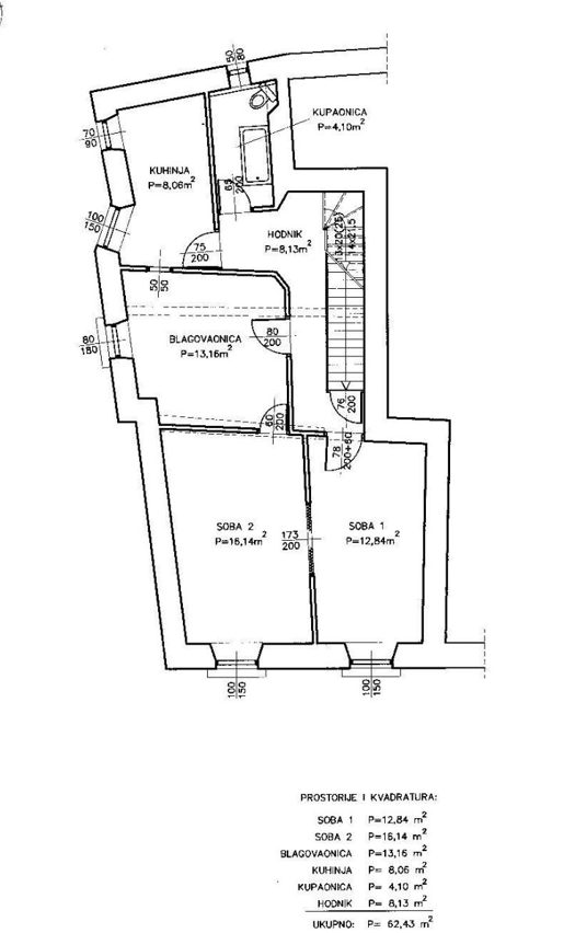 THREE STOREY APARTMENT, SPLIT CENTER